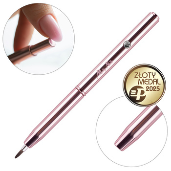 Pędzelek do zdobień automatyczny Round Pro Art rose gold Molly Nails 7 mm Nr 7