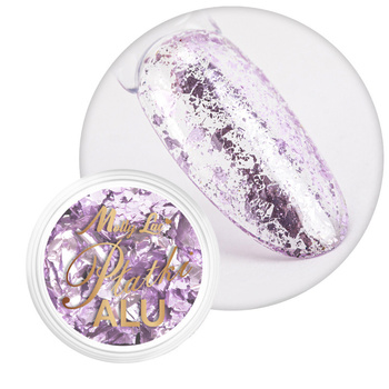 Pyłek do paznokci metaliczne MollyLac Płatki Alu 0,2 g Nr 15