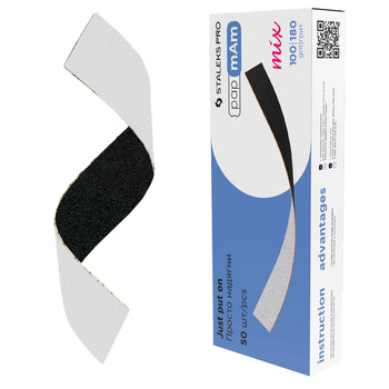 Wymienne pilniki dwustronne PapmAm Mix Staleks Expert 22 100/180 grit 50 szt