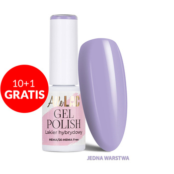 10+1gratis Lakier hybrydowy LED/UV Gel Polish Purples P3 Pastel AlleLac HEMA/Di-HEMA Free 6g