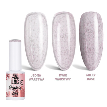 Lakier hybrydowy LED/UV Gel Polish Pinks PI28 Mauve Wool AlleLac HEMA/Di-HEMA Free 6g