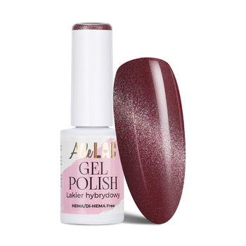 Lakier hybrydowy LED/UV Gel Polish Cat Eye CAT 6 Burgundy AlleLac HEMA/Di-HEMA Free 6g