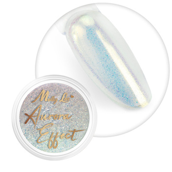 Pyłek do paznokci MollyLac Aurora Mirror Shine 0,3 g Nr 3