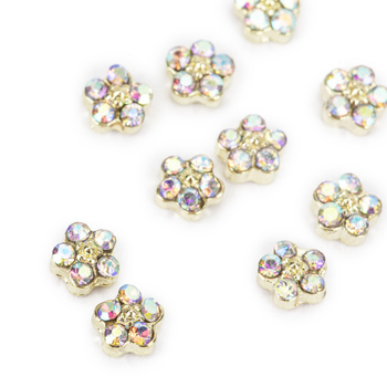 Ozdoby do paznokci kwiatki 3D Molly Nails K1119 10 szt