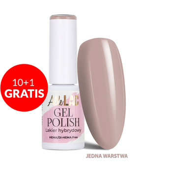 10+1gratis Lakier hybrydowy LED/UV Gel Polish Browns B1 Naked AlleLac HEMA/Di-HEMA Free 6g