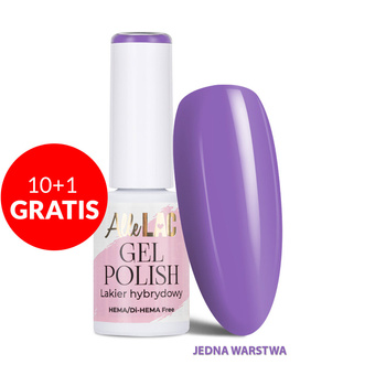 10+1gratis Lakier hybrydowy LED/UV Gel Polish Purples P5 Iris AlleLac HEMA/Di-HEMA Free 6g