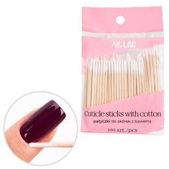 Patyczki higieniczne drewniane AlleLac 7cm 100 szt