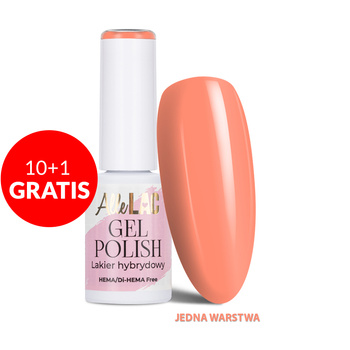 10+1gratis Lakier hybrydowy LED/UV Gel Polish Oranges OR1 Pastel AlleLac HEMA/Di-HEMA Free 6g