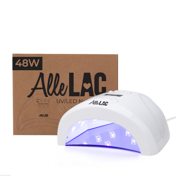 Lampa do paznokci dual UV/LED 48W AlleLac do lakierów hybrydowych żeli i akrylożeli biała 1S