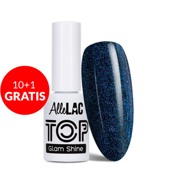10+1gratis Top Glam Shine no wipe AlleLac Azurite 5g Nr 6