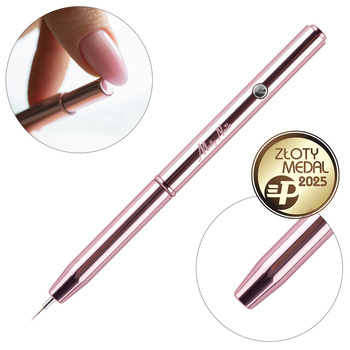 Pędzelek do zdobień automatyczny Liner mini Pro Art rose gold Molly Nails 5 mm Nr 5