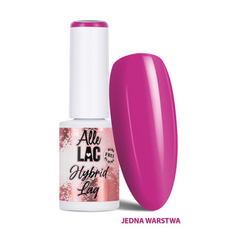 Lakier hybrydowy LED/UV Gel Polish Pinks PI15 Fuchsia AlleLac HEMA/Di-HEMA Free 6g