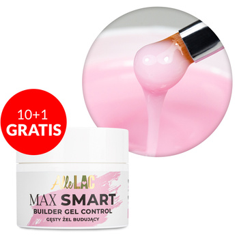 10+1gratis Żel budujący gęsty AlleLac Max Smart Builder Gel Control Sweet Pink 45g