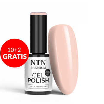 10+2gratis Lakier hybrydowy LED/UV Gel Polish Nudes Nr 454 Limited Edition NTN Premium HEMA/Di-HEMA Free 5g