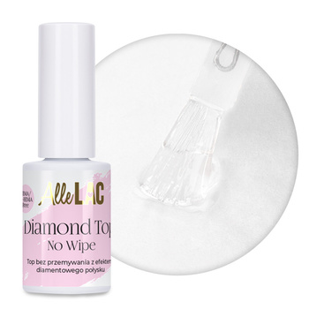 Top bez przemywania z efektem diamentowego połysku Diamond Top no wipe Allelac HEMA/Di-HEMA Free 7g