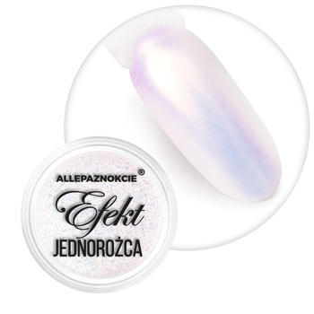 Pyłek do paznokci Efekt Jednorożca unicorn Allepaznokcie 0,3 g
