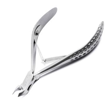 Cążki do skórek srebrne profesjonalne Lexwo 137-3mm