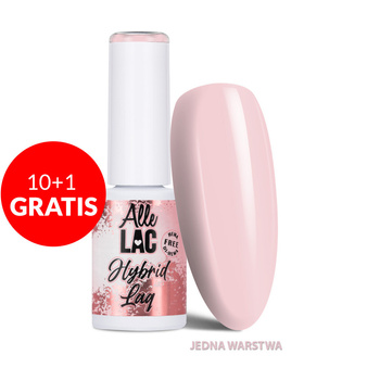 10+1gratis Lakier hybrydowy LED/UV Gel Polish Nudes N2 Pinkish Cream AlleLac HEMA/Di-HEMA Free 6g