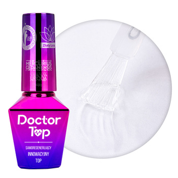 Top nabłyszczający samoregenerujący no wipe bez przecierania Doctor Top MollyLac Clear 10g