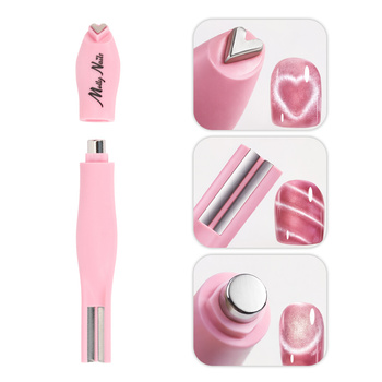 Magnes magnetyzer do kociego oka cat eye 3w1 Molly Nails różowy