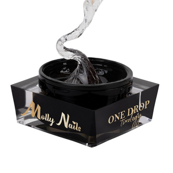 Żel budujący z tiksotropią Molly Nails One Drop Tixology Ice Glass 15g