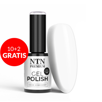 10+2gratis Lakier hybrydowy LED/UV Gel Polish Whites Nr 471 Limited Edition NTN Premium HEMA/Di-HEMA Free 5g