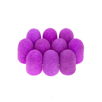 Kapturki do pedicure 7 mm gradacja 60 10 szt ABS Podo AlleMed Fioletowy Purple