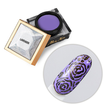 Creative Flow Color Gel  - kreatywny NailArt żel do efektu topniejących, miękkich wzorów Molly Nails Lavender HEMA/Di-HEMA free 5 g