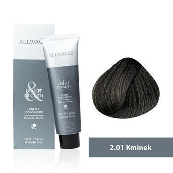 Farba do włosów Allwaves Cream Color kminek 2.01 100 ml