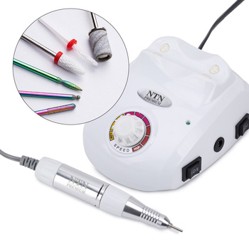 Frezarka do paznokci 65W NTN Premium do manicure pedicure biała DM208 35 000 obrotów