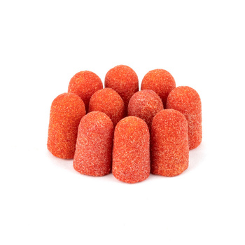 Kapturki do pedicure 7 mm gradacja 180 10 szt Fabric Podo AlleMed Pomarańczowy Orange