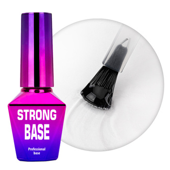 Baza hybrydowa Strong Base Molly Nails Clear HEMA/Di-HEMA Free 10g
