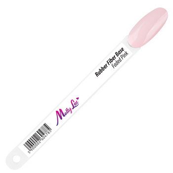 Wzornik patyczek MollyLac Rubber Fiber Base Faded Pink