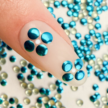 ShinePins gładkie ćwieki błyskotki ozdoby do paznokci large NTN Premium Nr 12 5g