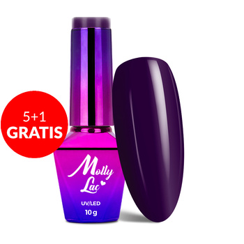 5+1gratis Lakier hybrydowy MollyLac Nailmatic Scent of desire 10g Nr 322