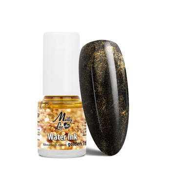 Water Ink MollyLac ART akwarela do zdobień Golden 5ml