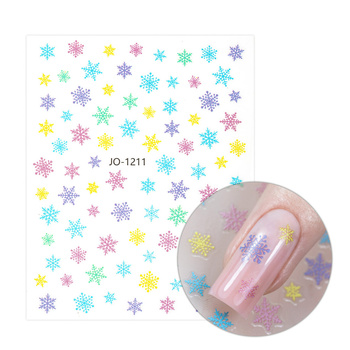 Naklejki do paznokci samoprzylepne świąteczne Molly Nails JO-1211