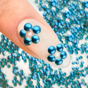 ShinePins gładkie ćwieki błyskotki ozdoby do paznokci medium NTN Premium Nr 9 5g