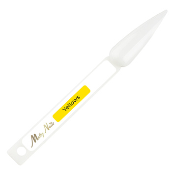 Wzornik do pomalowania patyczek Molly Nails Yellows