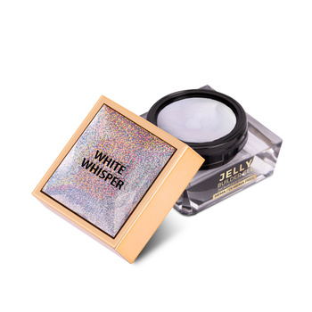 Budujący gęsty żel twardy galaretka Jelly Builder Gel Molly Nails White Whisper HEMA/Di-HEMA Free 15g