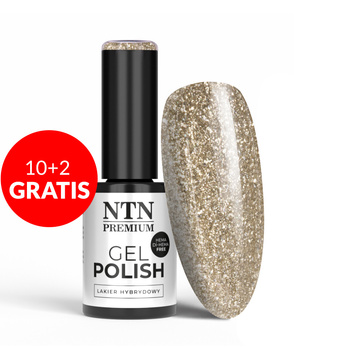 10+2gratis Lakier hybrydowy LED/UV Gel Polish NTN Premium Limited Edition Nr 169 HEMA/Di-HEMA Free 5g