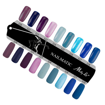 Wzornik MollyLac Nailmatic połysk i mat 9 Kolorów