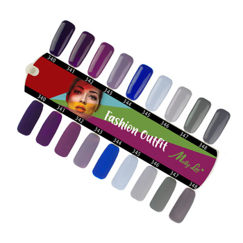 Wzornik MollyLac Fashion Outfit połysk i mat 9 Kolorów