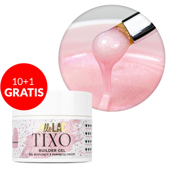 10+1gratis Żel budujący z tiksotropią AlleLac Tixo Builder Gel TwinkleSecco 45g