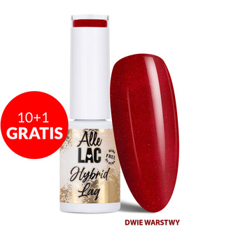 10+1gratis Lakier hybrydowy LED/UV Gel Polish Nr 221 Limited Edition AlleLac HEMA/Di-HEMA Free 5g