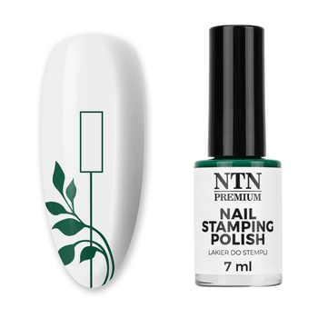 Lakier do stempli i blaszek NTN Premium zielony 7ml Nr 102