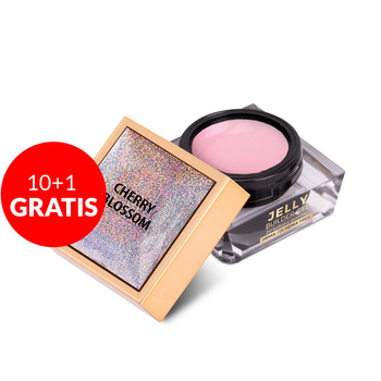 10+1gratis Budujący gęsty żel twardy galaretka Jelly Builder Gel Molly Nails Cherry Blossom HEMA/Di-HEMA Free 15g