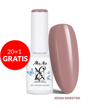 20+1gratis Lakier hybrydowy LED/UV Gel Polish Molly Nails by Ewelina Staszak Talizman T11 Opal różowy 7g
