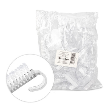 Szczoteczka do manicure i pyłu mała przezroczysta 50szt