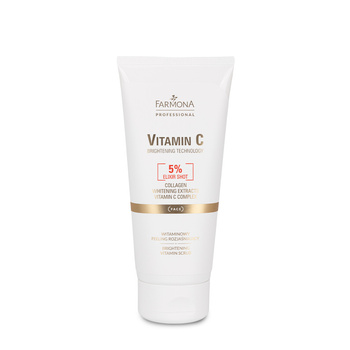 Witaminowy peeling rozjaśniający Farmona Vitamin C elixir shot 5% 200 ml
